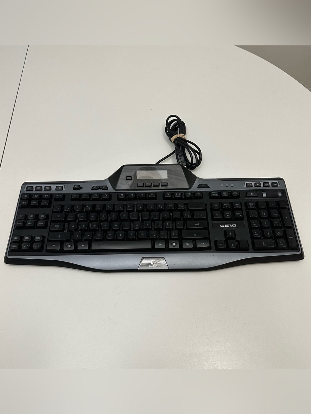 Logitech G510 Wired USB Gaming Keyboard LCD Panel